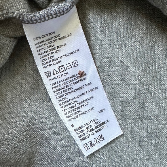 TOMMY BAHAMA Men's Quarter 4-Button Pullover Sweatshirt Gray 100% Cotton XL - Picture 8 of 8